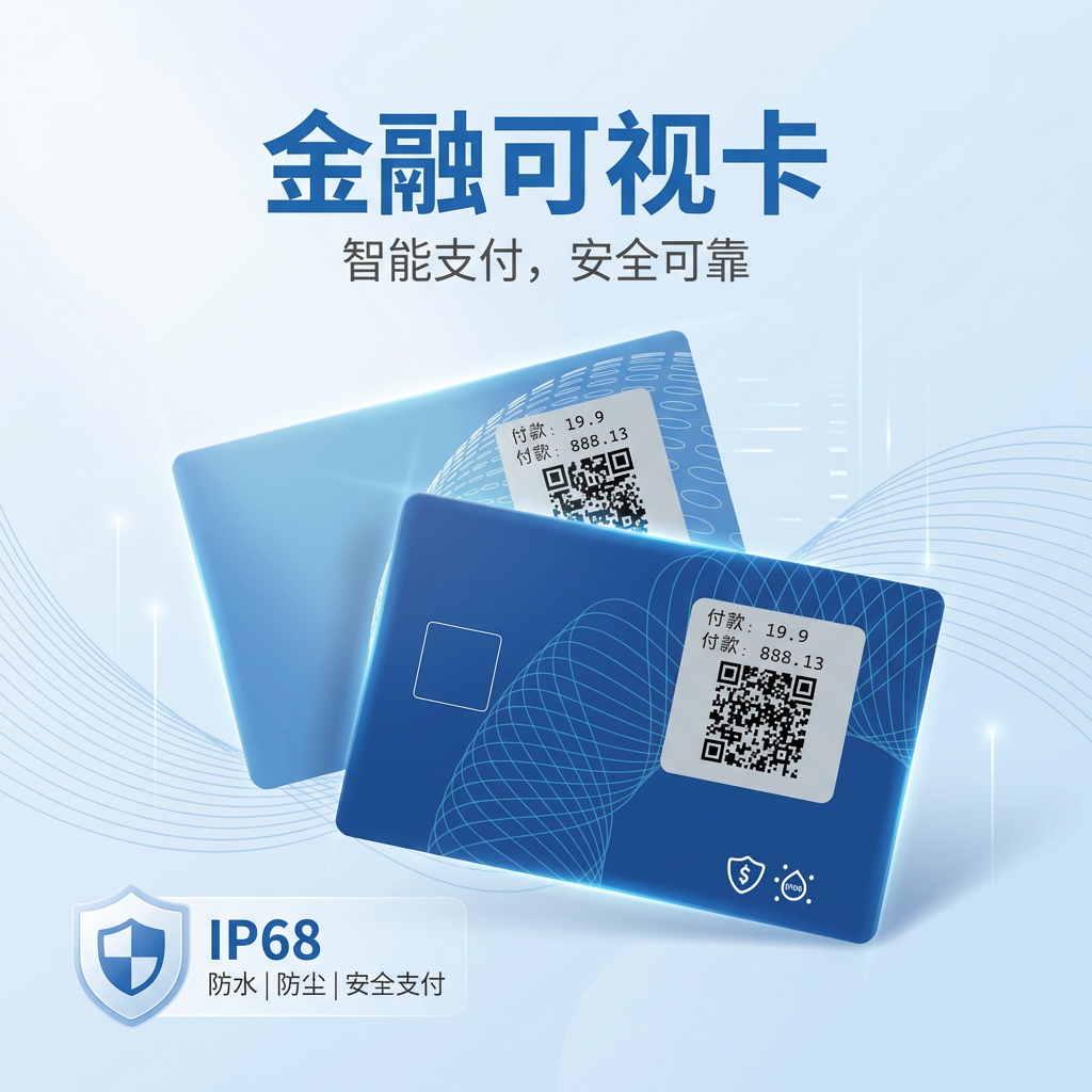 金融可视卡产品宣传图