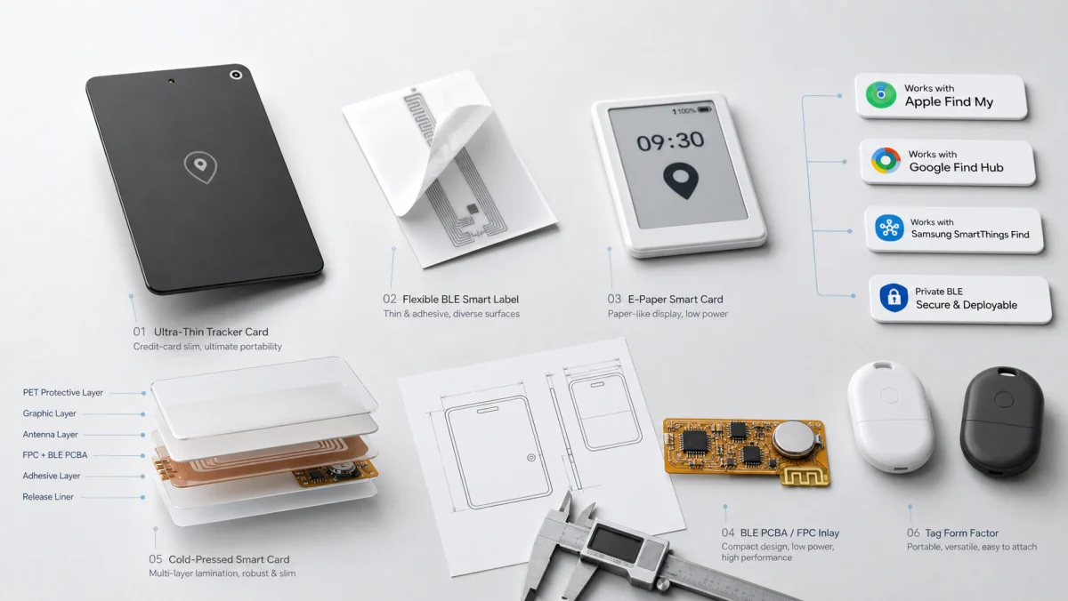 Choosing an OEM BLE Tracking Product: Find My, Smart Labels and PCBA Integration